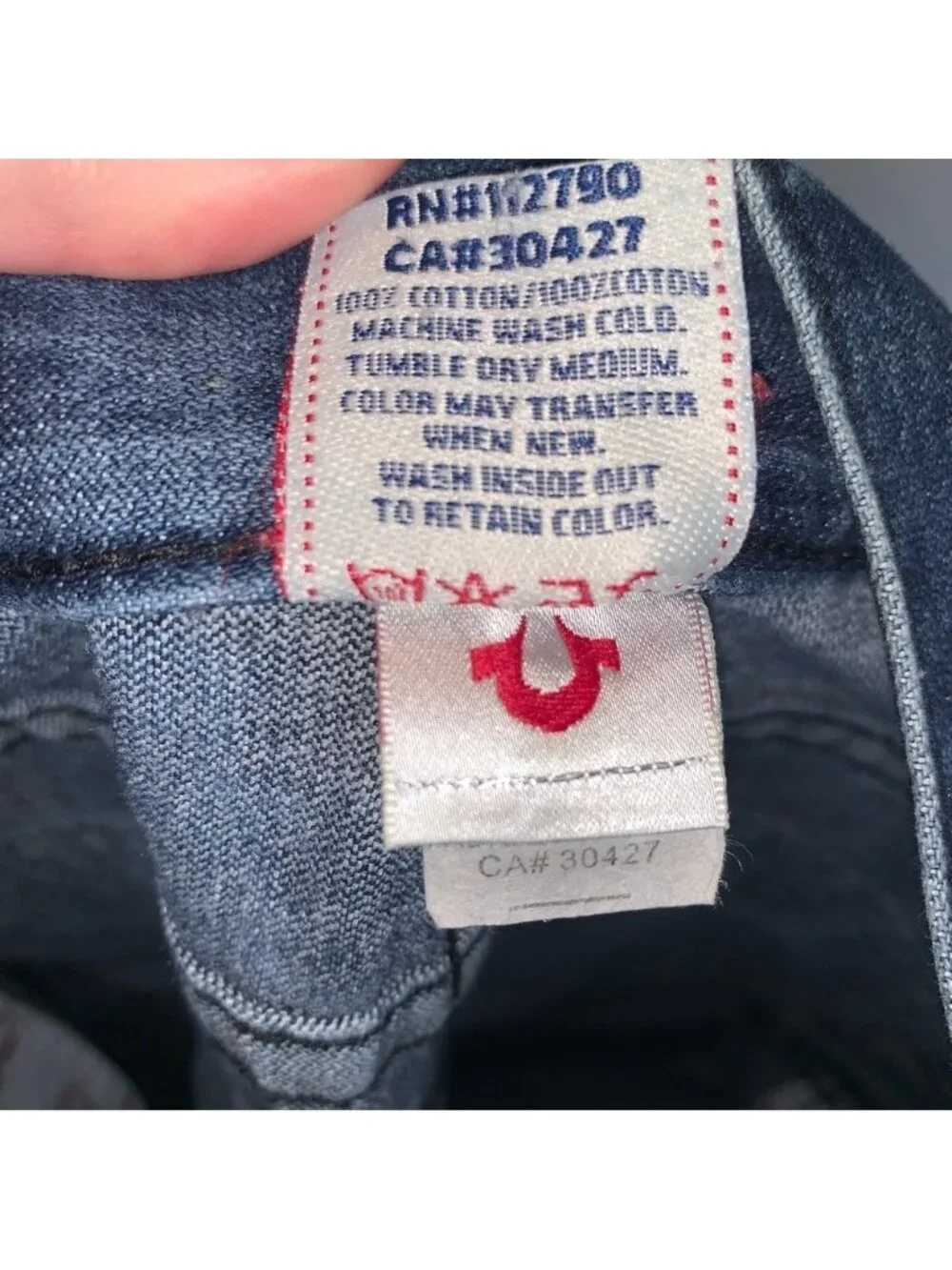 True Religion Blue Straight Jeans Classic Style 32